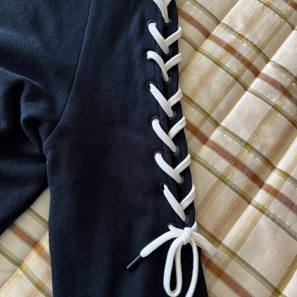 Alice + Olivia Black Cotton Sweater size XS - Picture 4 of 7